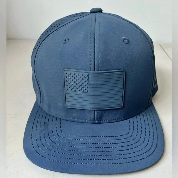 American Flag Mesh Tech Adjustable Hat - Picture 1 of 3